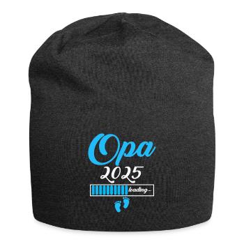 Opa 2025 - Jersey-Beanie - Anthrazit - Vorne