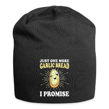 Funny only a garlic bread - Jersey Beanie - black - Front