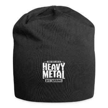 Heavy Metal Disburbing Music Band Genre - Jersey Beanie - black - Front