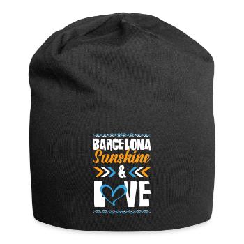 Barcelona Love - Jersey-Beanie - Schwarz - Vorne