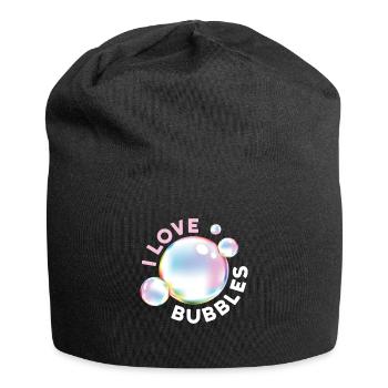 J’adore Bubbles Bubbles Enfants - Bonnet en jersey - noir - Devant