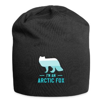 I'm An Arctic Fox White Foxes Lover - Jersey Beanie - black - Front