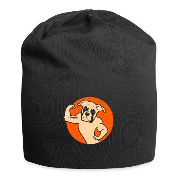 Boxer Dog Love Dog - Jersey Beanie - black - Front