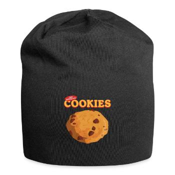 Cookies Cookie | Biscuits Baking Cookies Cadeau - Bonnet en jersey - noir - Devant