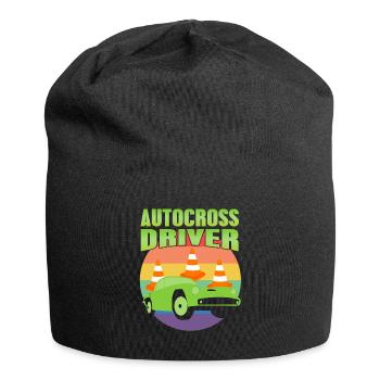 Autocross Driver Retro Autocross Designs - Jersey-Beanie - Schwarz - Vorne