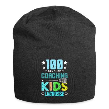 100 days of coaching kids lacrosse - Jersey-Beanie - Anthrazit - Vorne