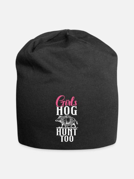 Schweinejagd Jäger Schweinejagd - Jersey-Beanie - Schwarz