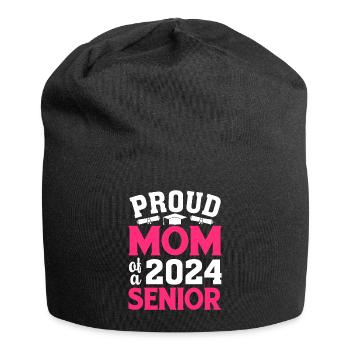 Funny Proud Mom Of A Graduation Gift - Jersey Beanie - black - Front