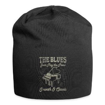 Blues Musik Retro 1 - Jersey-Beanie - Schwarz - Vorne