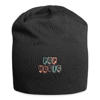 Musique Pop R’n’B Chanteurs Stars Rap - Bonnet en jersey - noir - Devant