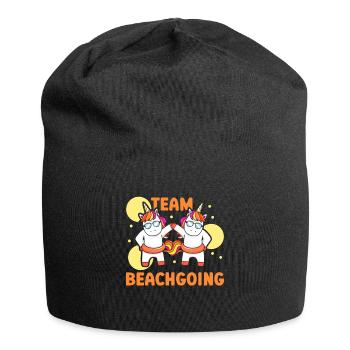 Team Beachgoing Beach Beach Holiday Beachgoers - Jersey Beanie - black - Front
