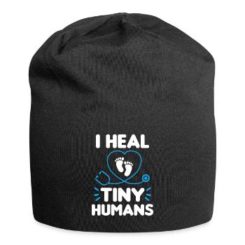 Je guéris les petits humains pédiatre pédiatre - Bonnet en jersey - noir - Devant