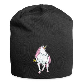 Baguette magique licorne - Bonnet en jersey - noir - Devant