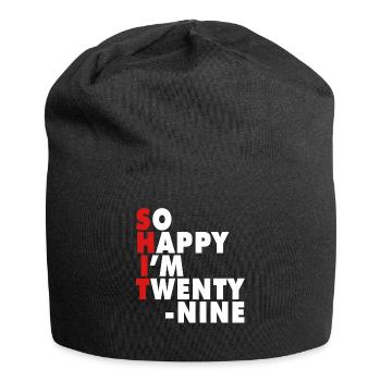 Drôle d’âge de naissance 29 ans heureux j’ai 29 ans - Bonnet en jersey - noir - Devant