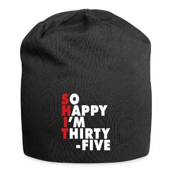 Drôle d’âge de naissance 20 ans heureux j’ai 20 ans - Bonnet en jersey - noir - Devant