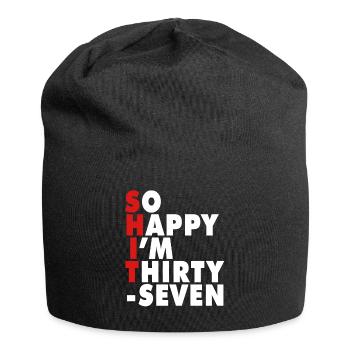 Drôle d’âge de naissance 20 ans heureux j’ai 20 ans - Bonnet en jersey - noir - Devant