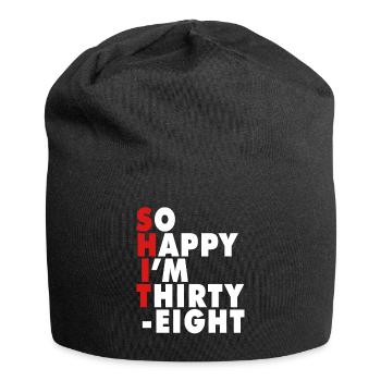 Drôle d’âge de naissance 20 ans heureux j’ai 20 ans - Bonnet en jersey - noir - Devant