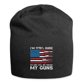 Gunsmith I'm 1776% Sure No One Will Be Fixing Guns - Jersey Beanie - black - Front