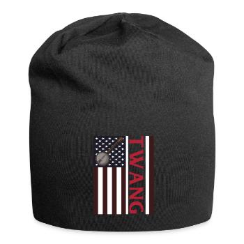 Banjo Shirts For Men Bluegrass Appalachia Folk - Jersey Beanie - black - Front