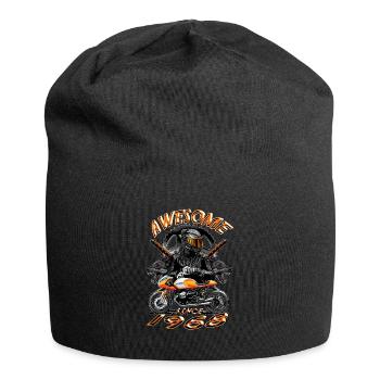 Awesome since 1968, Biker Geburtstag - Jersey-Beanie - Schwarz - Vorne