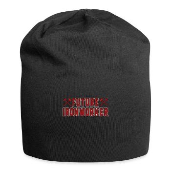 Métallurgiste Futur monteur de charpentes métalliques Ouvrier de la construction - Bonnet en jersey - noir - Devant