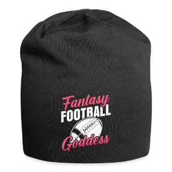 Fantasy Football Göttin Damen Fantasy Football - Jersey-Beanie - Schwarz - Vorne