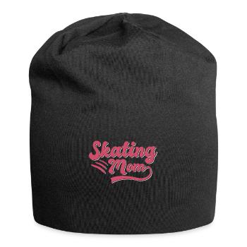 Cadeau Skating Mama - Bonnet en jersey - noir - Devant