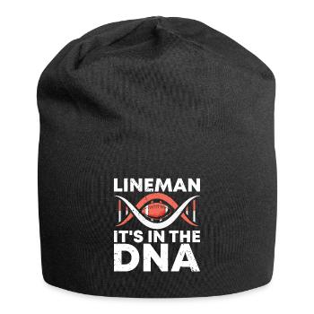 Lineman Football Player Offensive Defensive - Jersey-Beanie - Schwarz - Vorne