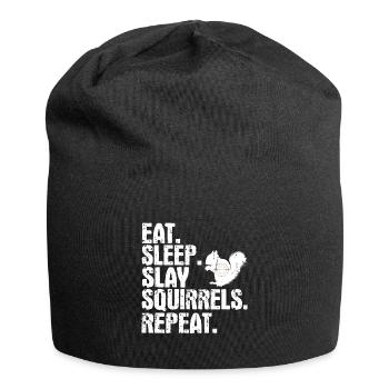 Squirrel hunting - Jersey Beanie - black - Front