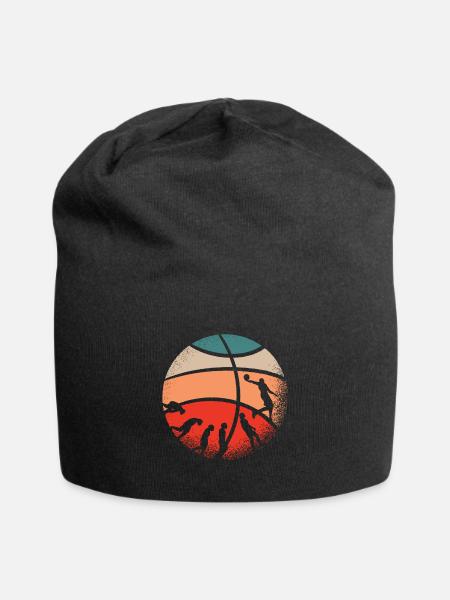 Basketball Evolution From Monkey To Men BBall - Jersey-Beanie - Schwarz