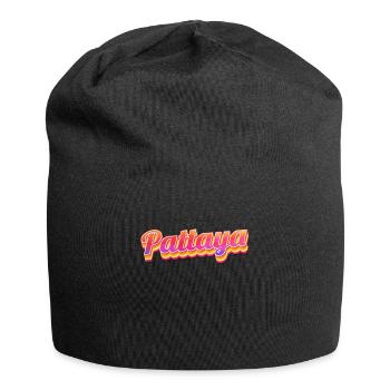 Vintage Thailand Urlaubsreise Asien Thai Pattaya - Jersey-Beanie - Schwarz - Vorne