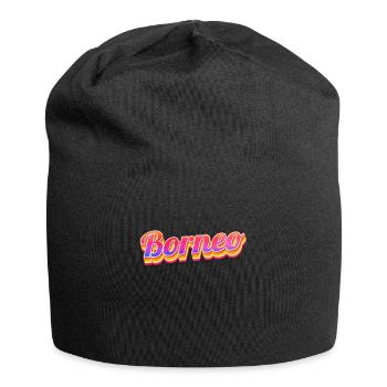 Vintage Indonesia Vacation Trip Asia Borneo - Jersey Beanie - black - Front