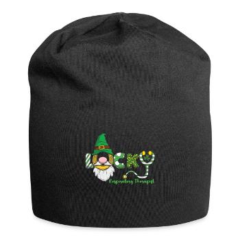 Lucky Respiratory Therapist Saint Patricks - Jersey Beanie - black - Front