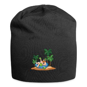 Leprechaun Relax Shamrock Saint Patrick Tag - Jersey-Beanie - Schwarz - Vorne