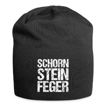 Schorn Stein Feger- Schornsteinfeger Beruf Kaminke - Jersey-Beanie - Schwarz - Vorne