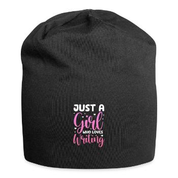 Author - Jersey Beanie - black - Front