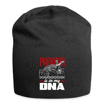Lustiges Parkourläufer Freerunner Geschenk - Jersey-Beanie - Schwarz - Vorne