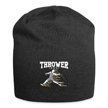 Lancer du javelot athlétisme Lanceur de javelot - Bonnet en jersey - charbon - Devant