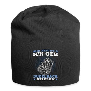 Ich geh Dudelsack spielen schottische Sackpfeife - Jersey-Beanie - Schwarz - Vorne