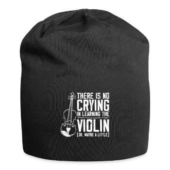 Violoniste Il n’y a pas de violoniste - Bonnet en jersey - noir - Devant