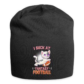 Fantasy Football Verlierer - Jersey-Beanie - Schwarz - Vorne