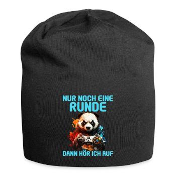 Nur noch eine Runde dann hör ich auf Kinder Gaming - Jersey-Beanie - Schwarz - Vorne
