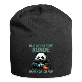 Nur noch eine Runde dann hör ich auf Kinder Gaming - Jersey-Beanie - Schwarz - Vorne