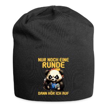 Nur noch eine Runde dann hör ich auf Kinder Gaming - Jersey-Beanie - Schwarz - Vorne