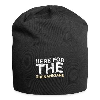 Shamrock Here For The Shenanigans Saint Patricks - Jersey-Beanie - Schwarz - Vorne