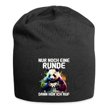 Nur noch eine Runde dann hör ich auf Kinder Gaming - Jersey-Beanie - Schwarz - Vorne