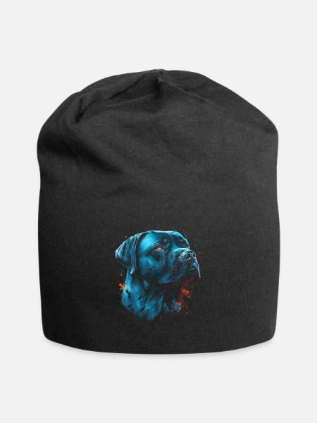 Cane Corso Hund - Jersey-Beanie - Schwarz