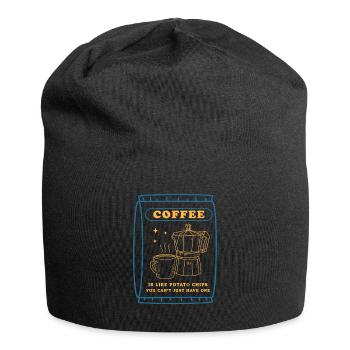 Coffee Coffee Lovers Coffee Drinkers Gift - Jersey Beanie - black - Front