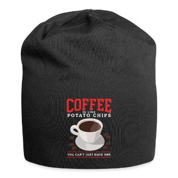 Coffee coffee lovers | Coffee Drinker Gift - Jersey Beanie - black - Front