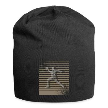 Handball Handballer - Jersey-Beanie - Schwarz - Vorne